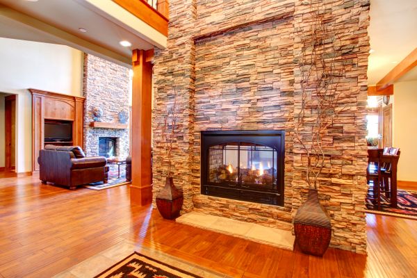 Stone Hearth Installation in Collierville