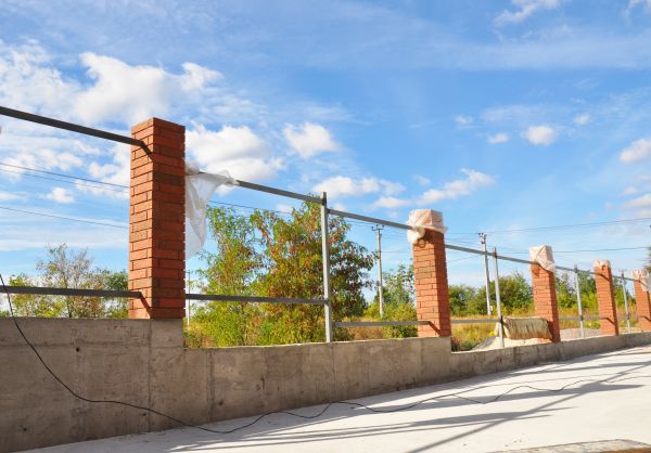 Brick Pillar Installation in Collierville