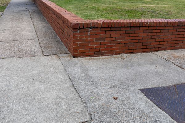 Brick Retaining Wall Repair in Collierville
